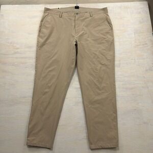 Rhoback Pants‎ Performance Jogger 42 Regular Stretch Khaki Tan Mens